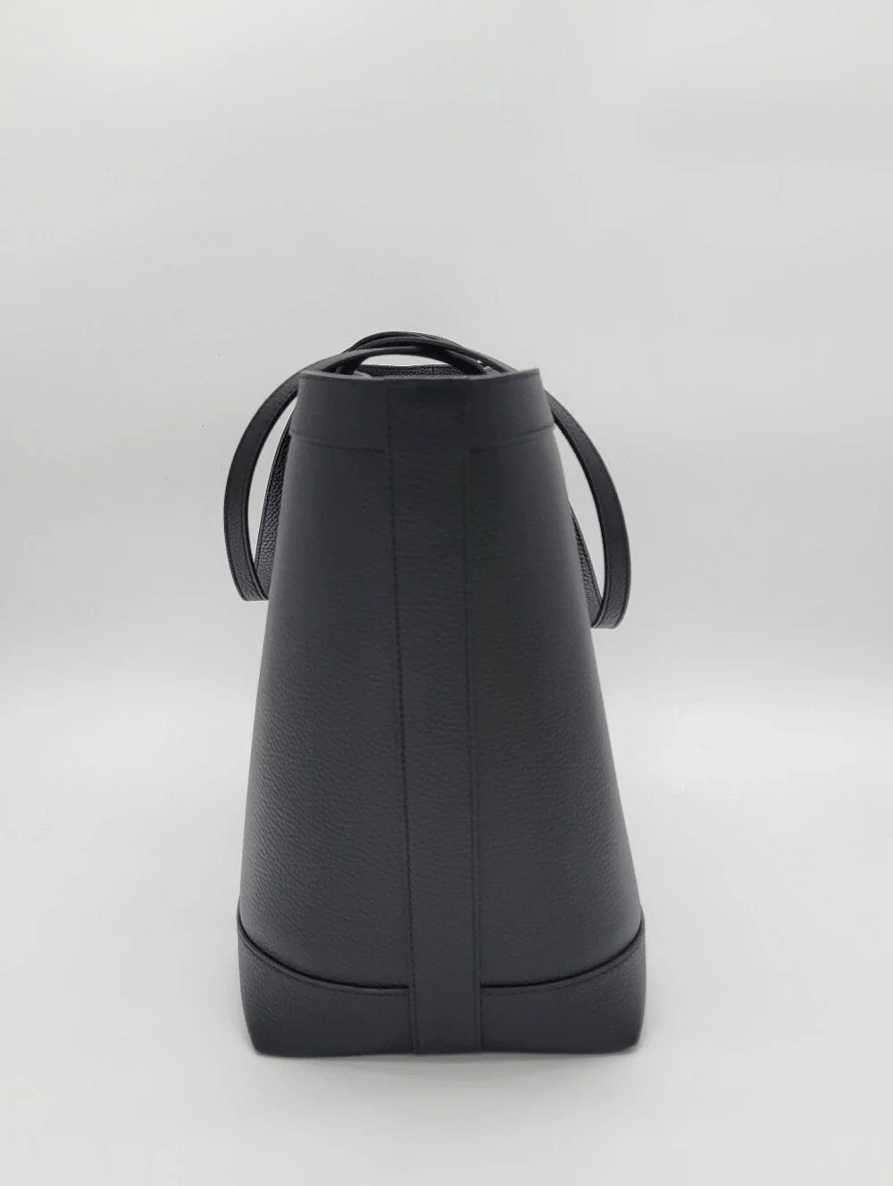 Burberry Medium Grainy Black Leather Tote Bag-NWT - Picture 4 of 11